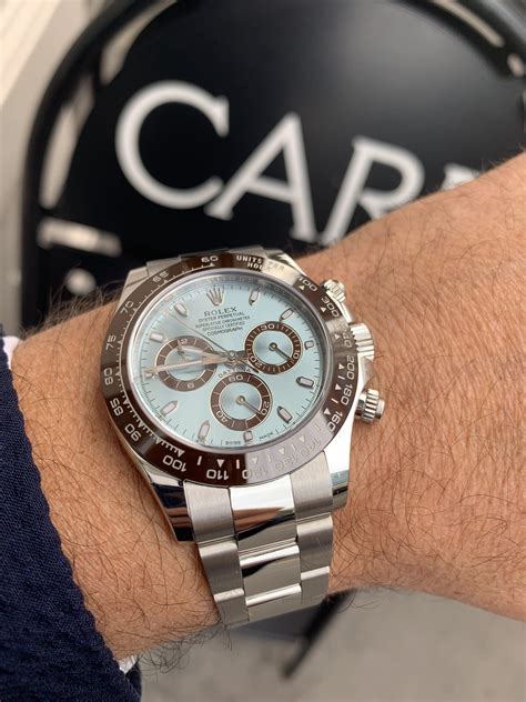 rolex daytona blue dial platinum|2021 rolex daytona platinum.